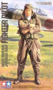 Tamiya 36312 1/16 Фигура японского летчика WWII IJN Fighter Pilot 1/16