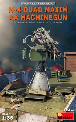 Miniart 35211 Установка счетверенных пулеметов М-4 1/35