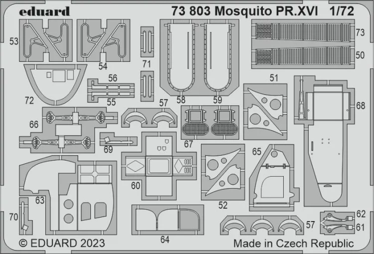 Eduard 73803 SET Mosquito PR.XVI (AIRF) SET