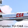 Kovozavody Prostejov 14410 Tupolev Tu-134A (СSA, AVIOGENEX) 1/144