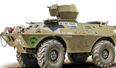 Ace Model 72454 V-100 with XM-174 automatic grenade launcher 1/72