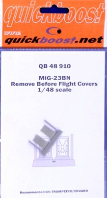 QuickBoost QB48910 MiG-23BN remove before flight covers (TRU/ED) 1/48
