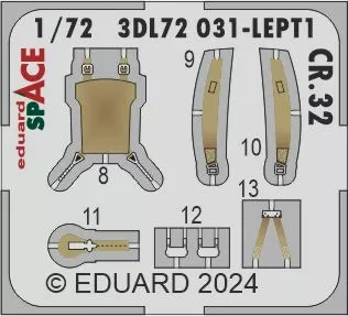 Eduard 3DL72031 CR32 SPACE (ITA) 1/72