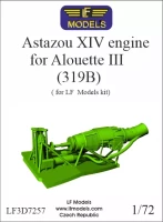 Lf Model 3D7257 Astazou XIV Engine for Alouette III 319B (LF) 1/72
