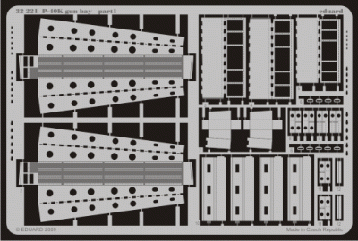 Eduard 32221 P-40K gun bay HAS