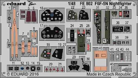 Eduard FE802 F6F-5N Nightfighter 1:48