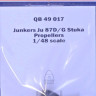 Quickboost QB49 017 Ju 87D/G Stuka propellers (HAS) 1/48
