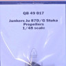 QuickBoost QB49017 Ju 87D/G Stuka propellers (HAS) 1/48