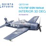 Quinta Studio QD72148 F6F-5 Hellcat (Eduard) 1/72