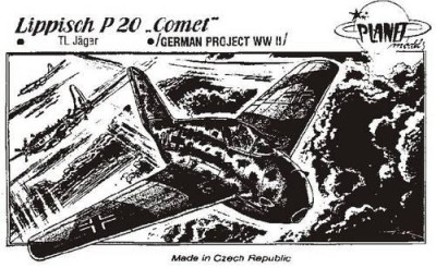 Planet Models PLT014 Lippisch P 20 &quot;Comet&quot; - TL Jager 1/72