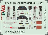 Eduard 3DL72039 BRASSIN L-29 SPACE (AMK / EDU) 1/72