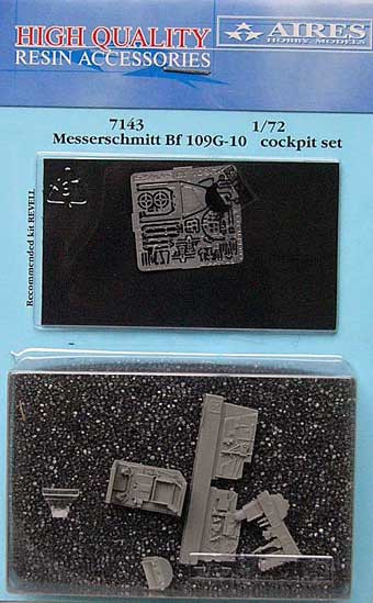 Aires 7143 Bf 109G-10 cockpit set 1/72