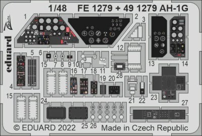 Eduard 491279 SET AH-1G (SP.HOB.) 1/48