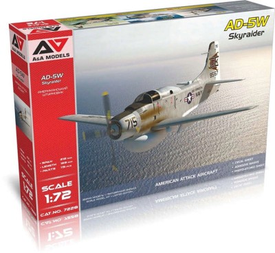A&amp;A Models 72028 AD-5W Skyraider (3x camo) 1/72