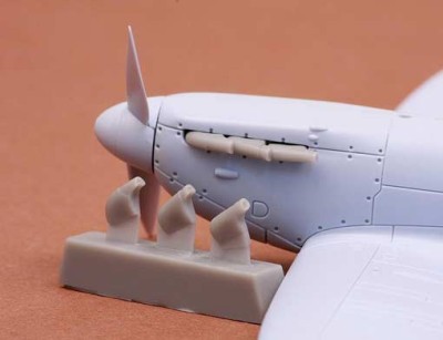 Sbs Model 72009 Spitfire Mk. I/II exhaust - round (AIRFIX) 1/72