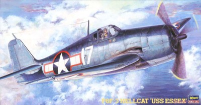 Hasegawa 191341 F6F-3 Hellcat Uss Essex 1/48