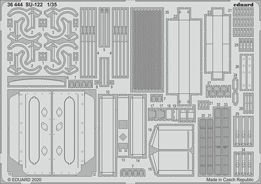 Eduard 36444 SET SU-122 (ZVE)