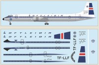 F-rsin Plastic FRP4123 Canadair CL-44J - Loftlei?&deg;ir includes a laser-printed decal. 1/144