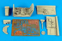 Aires 2144 Bf 109GF-2/F-4 cockpit set 1/32