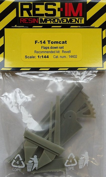 RES-IM RESIM14402 1/144 F-14 Tomcat - Flaps down set (REV)