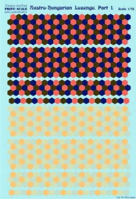 Print Scale 012-camo Lozenge A. Камуфляж Австро-Венгрии. Ч. 1 1/72