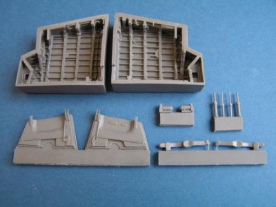 Pavla Models U48-33 E. E. Canberra mainwheel well for Airfix 1:48