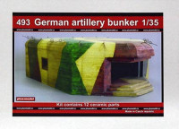 Plus model 493 1/35 German artillery bunker (12 ceramic parts)