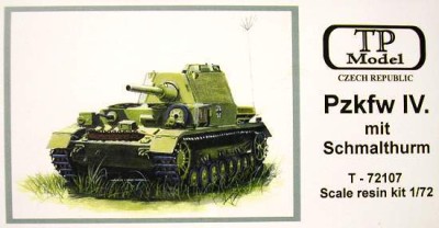 TP Model T-72107 Pzkfw IV. with Schmalthurm 1/72