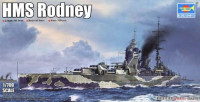 Trumpeter 06718 Royal Navy HMS Rodney 1/700