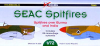 Dk Decals 72083 SEAC Spitfires o. Burna and India (28x camo) 1/72