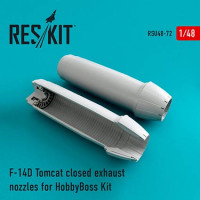 Reskit RSU48-0072 F-14D Tomcat closed exhaust nozzles (HOBBYB) 1/48
