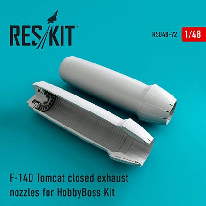 Reskit RSU48-0072 F-14D Tomcat closed exhaust nozzles (HOBBYB) 1/48