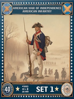 HAT 2003 AWI American Infantry set 1 28mm