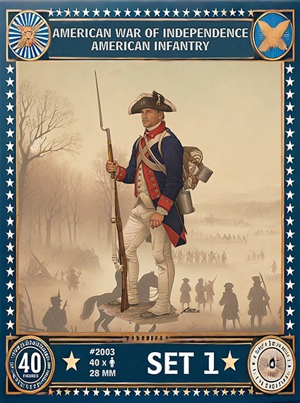 HAT 2003 AWI American Infantry set 1 28mm