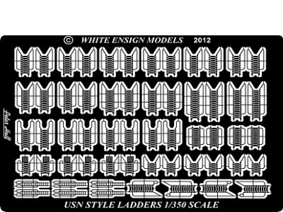 White Ensign Models PE 35164 USN INCLINED LADDERS 1/350