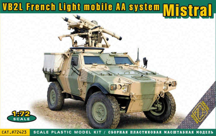 Ace Model 72423 VB2L French Light mobile AA System Mistral 1/72