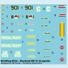 Miniwing Plastic MINI334 Back in stock! Westland Dragonfly HR.3/HR.5/WS-51 2 kits in the box, 4 decal variants, Canopy masks 1/144