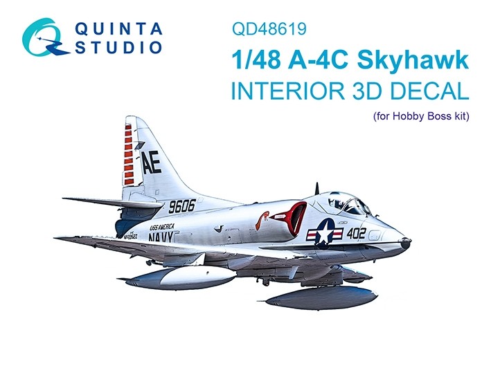 Quinta studio QD48619 A-4C Skyhawk (Hobby Boss) 1/48