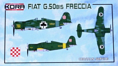 Kora Model PK72156 Fiat G.50bis Freccia Croatian Service 1/72