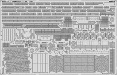 Eduard 53315 SET USS Midway CV-41 part 2 (TRUMP) 1/350