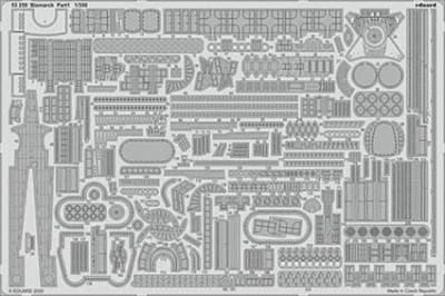 Eduard 53259 SET 1/350 Bismarck part 1 (TRUMP)