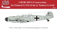 Aims AIMS48P016 Messerschmitt Bf-109G-5 conversion 1/48