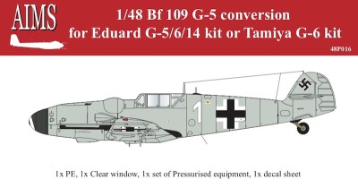 Aims AIMS48P016 Messerschmitt Bf-109G-5 conversion 1/48