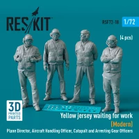 Reskit F72018 Yellow jersey waiting for work Modern 4 pcs. 1/72