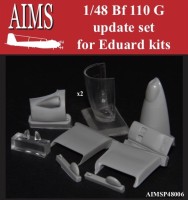 Aims AIMSP48006 Messerschmitt Bf-110G-2/Bf-110G-4 update 1/48