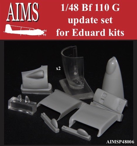 Aims AIMSP48006 Messerschmitt Bf-110G-2/Bf-110G-4 update 1/48 Aims AIMSP48006 Messerschmitt Bf-110G-2/Bf-110G-4 update 1/48