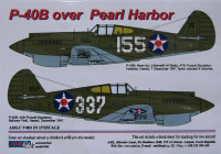 AML AMLC72003 Декали Curtiss P-40 over Pearl Harbor 1/72