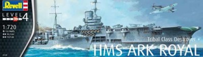Revell 05149 Авианосец королевских ВМС Великобритании и эскадронный миноносец типа Трайбл(REVELL) 1/720