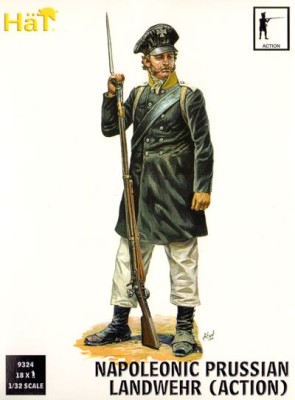 HAT 9324 Prussian Landwehr Action poses 1/32