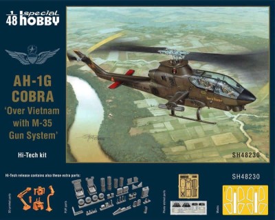 Special Hobby SH48230 AH-1G COBRA with M-35 Gun System (Hi-Tech) 1/48